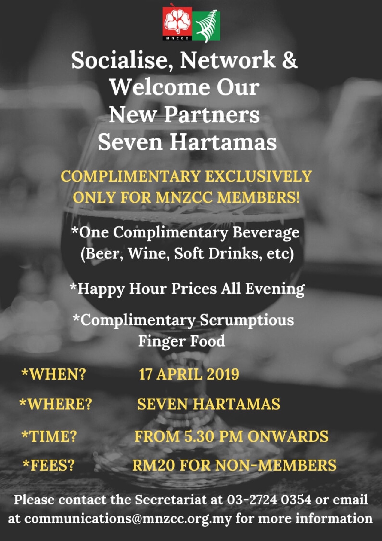 Socialise, Network & Welcome Our New Partners Seven Hartamas